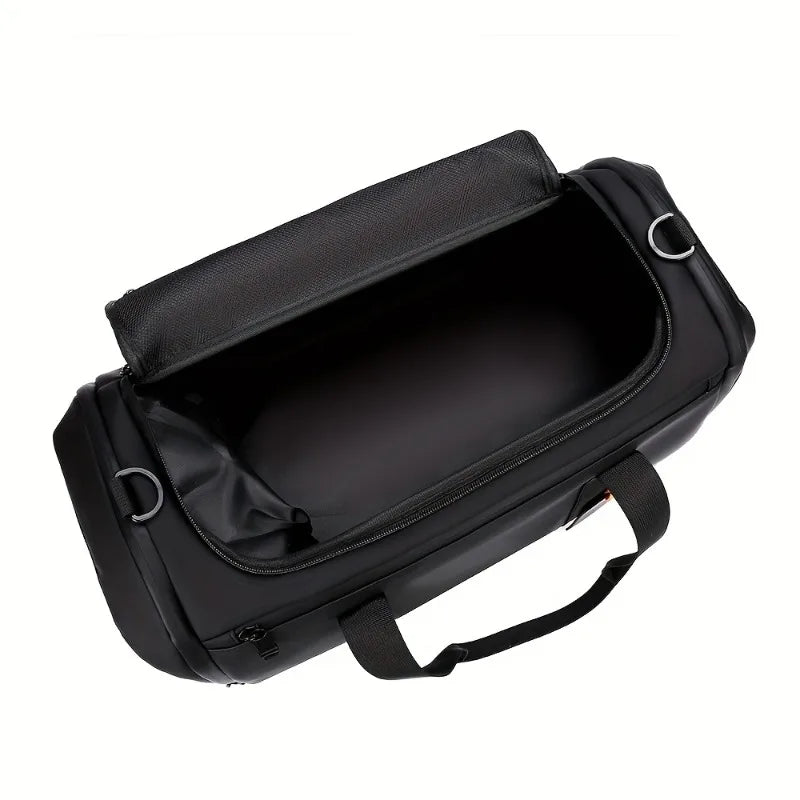 Sac de voyage week-end homme ouvert, compartiment principal