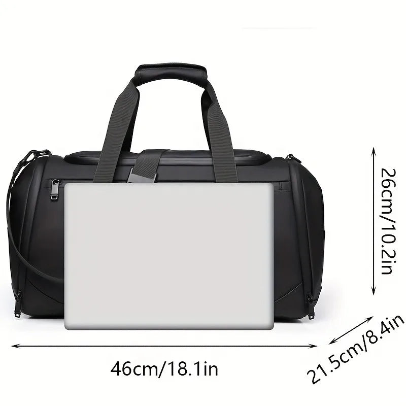 Sac de voyage week-end homme : dimensions 46 x 26 x 21,5 cm