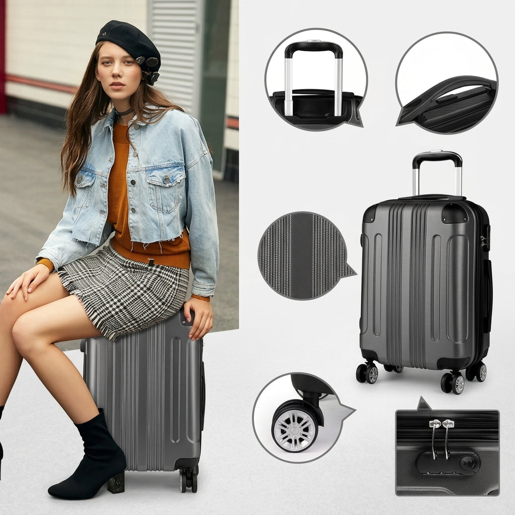 Valise moyenne 65x42x26 – ABS légère 65 L