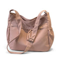 Sac à bandoulière hobo femme en toile 38 cm format cabine 40x30x20, coloris rose