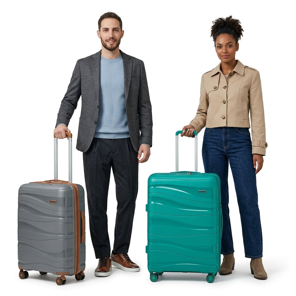 Valise cabine polypropylène 56x39x20 – légère 39 L