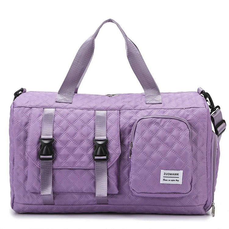 Sac de voyage en nylon léger, coloris violet