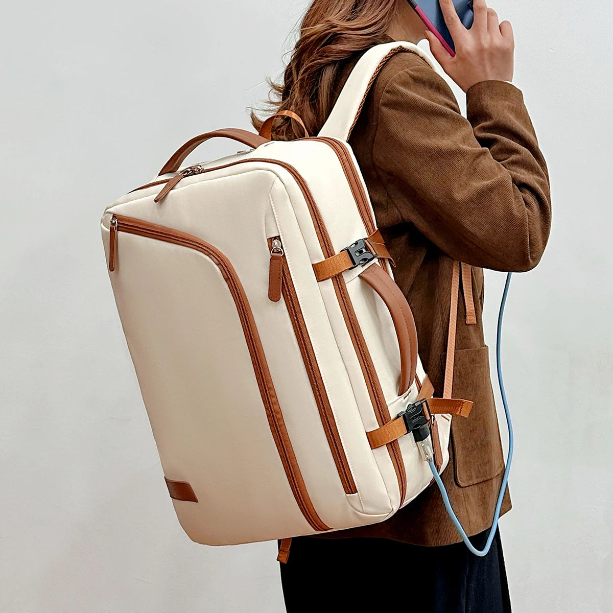 Sac à dos ordinateur ultraléger porté à l'épaule
