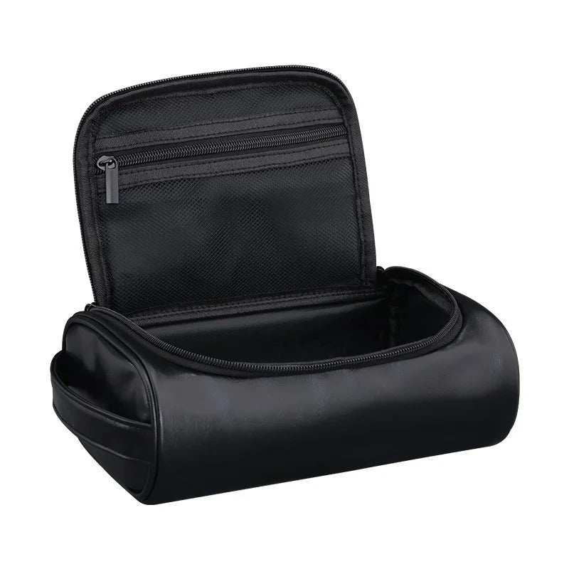 Trousse de toilette homme aspect cuir – multi-poches - vue 5