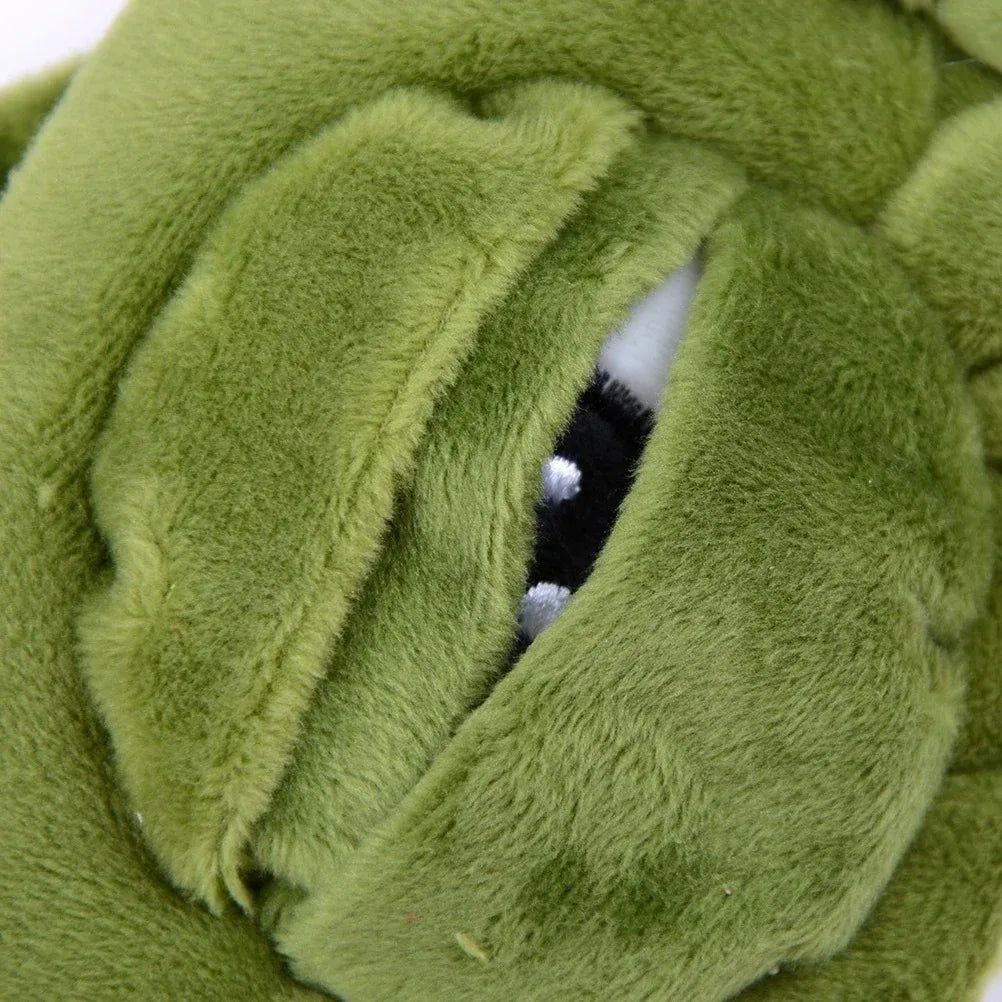Masque de sommeil grenouille 3D – coton et peluche - vue 5