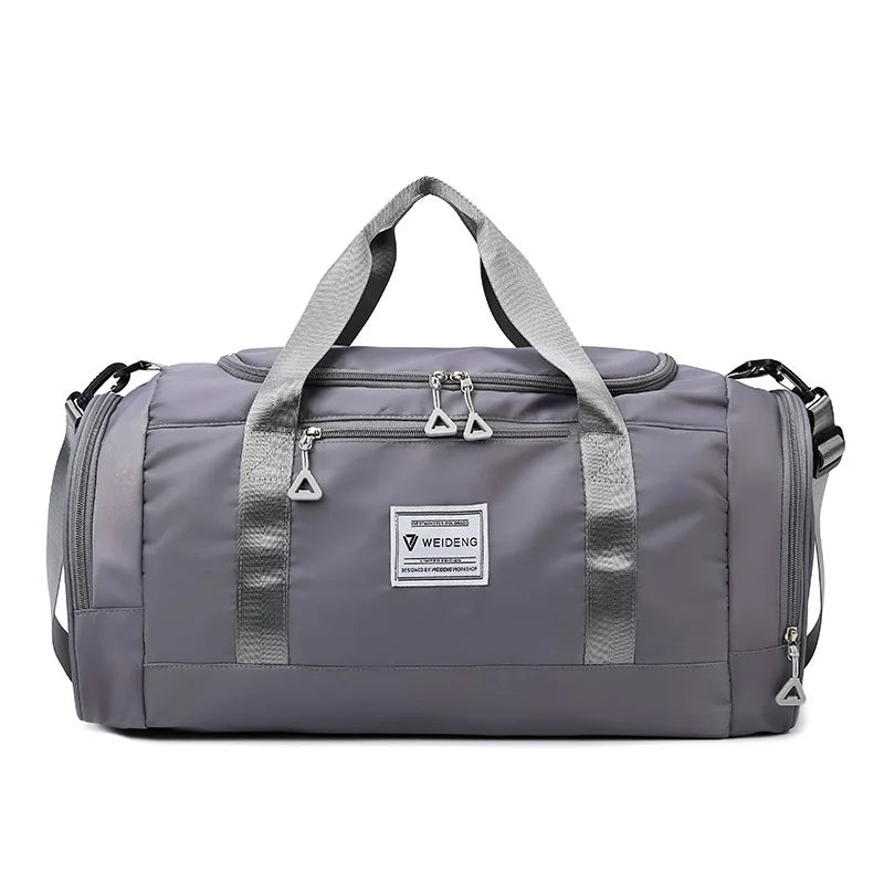 Sac de voyage pliable, coloris gris