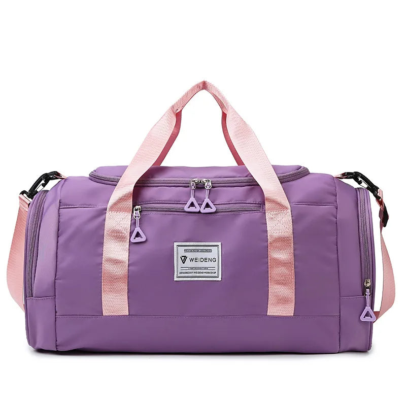 Sac de voyage pliable, coloris violet lilas