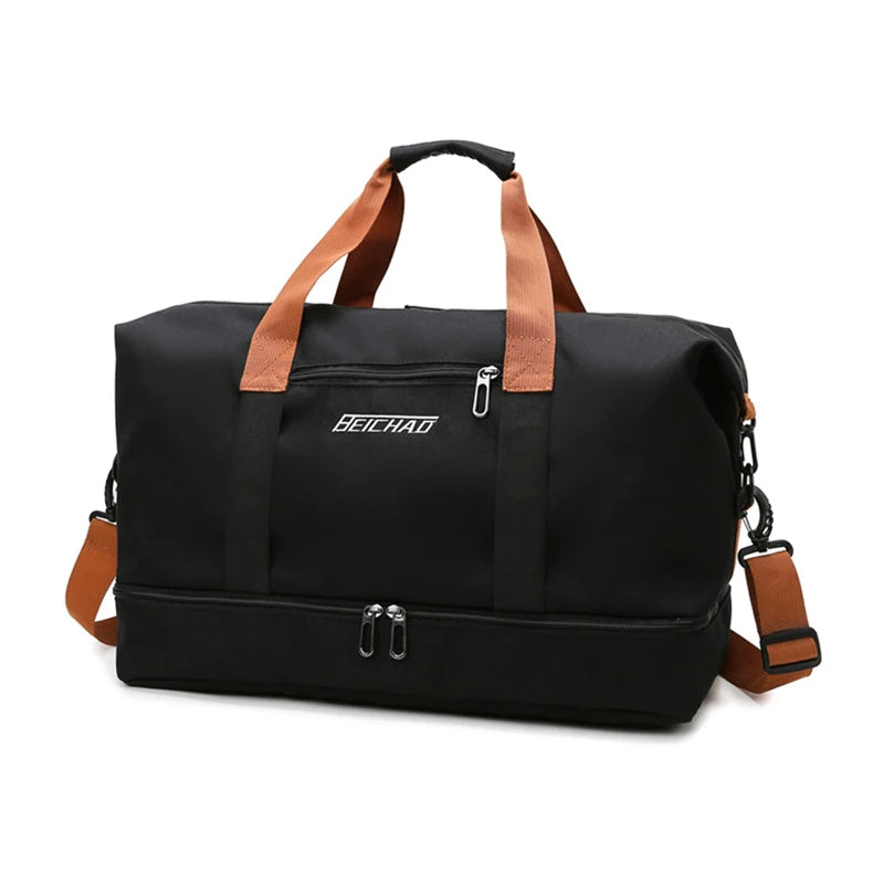 Sac week-end extensible, coloris noir