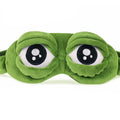 Masque de sommeil grenouille 3D – coton et peluche