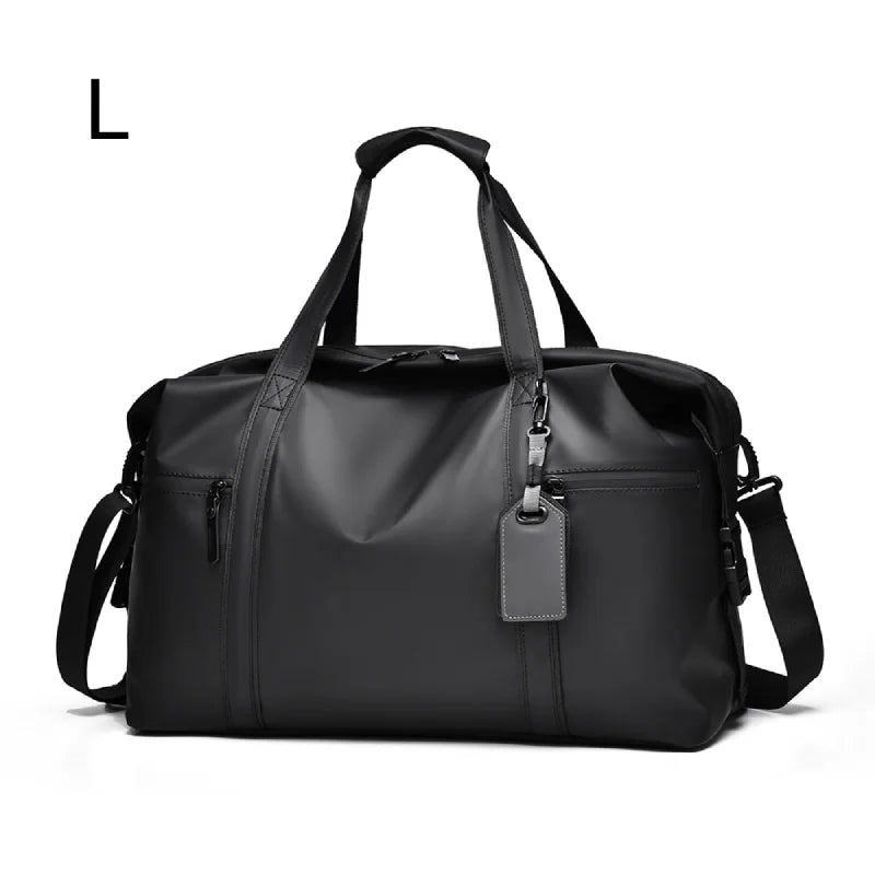 Sac de voyage homme noir, grand format 47 x 31 x 22 cm