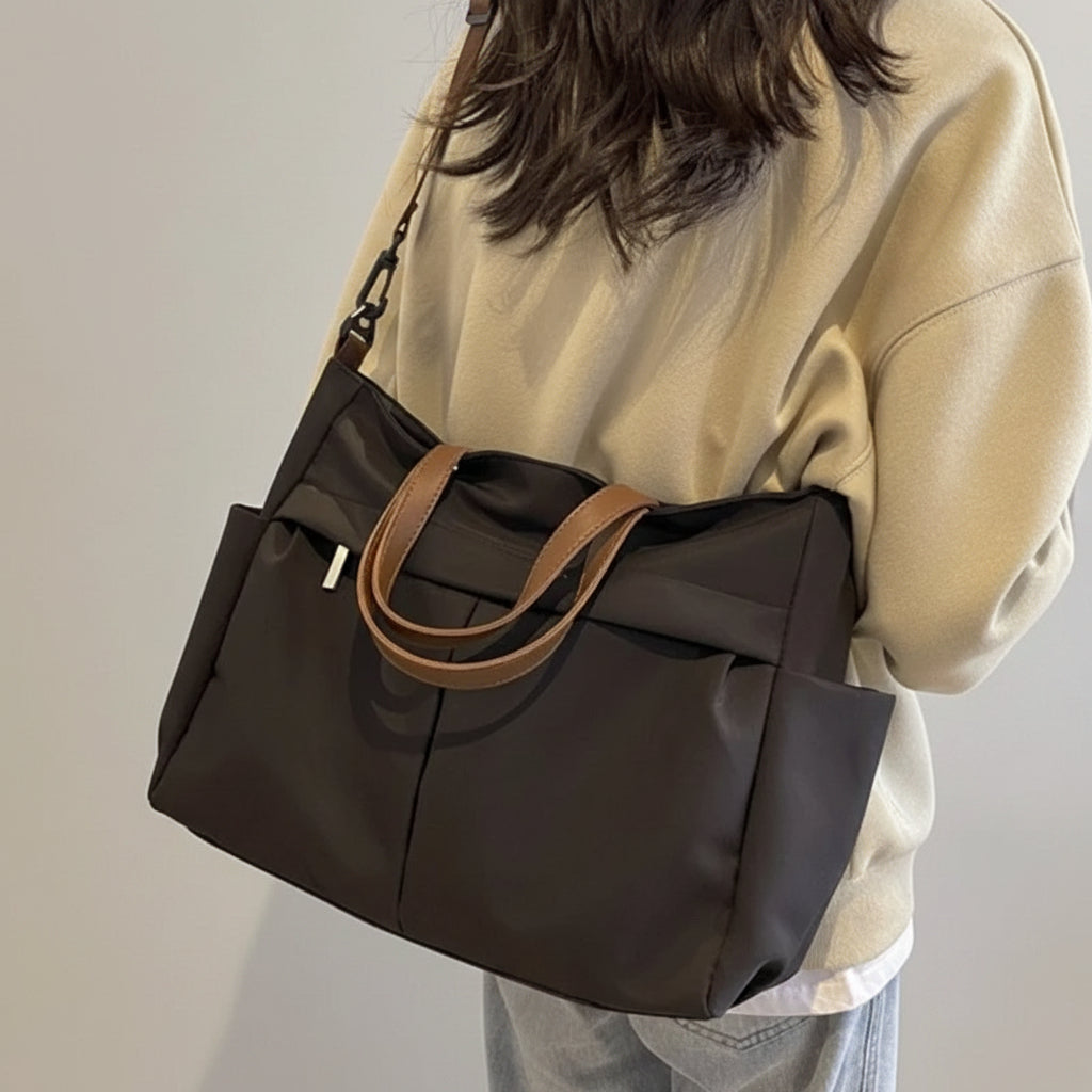Sac fourre-tout en nylon femme 39 x 14 x 28 cm, format cabine easyJet 45x36x20