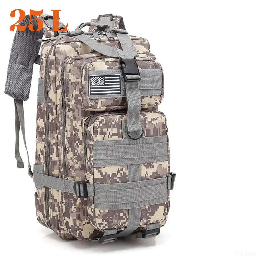 Sac à dos de randonnée 25 L, coloris camouflage ACU
