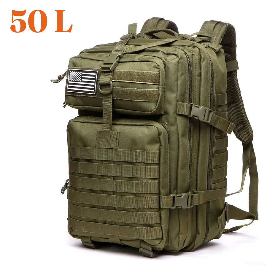 Sac à dos de randonnée 50 L, coloris vert