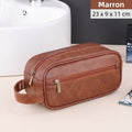 Trousse de toilette humide-sec aspect cuir – format compact - vue 12