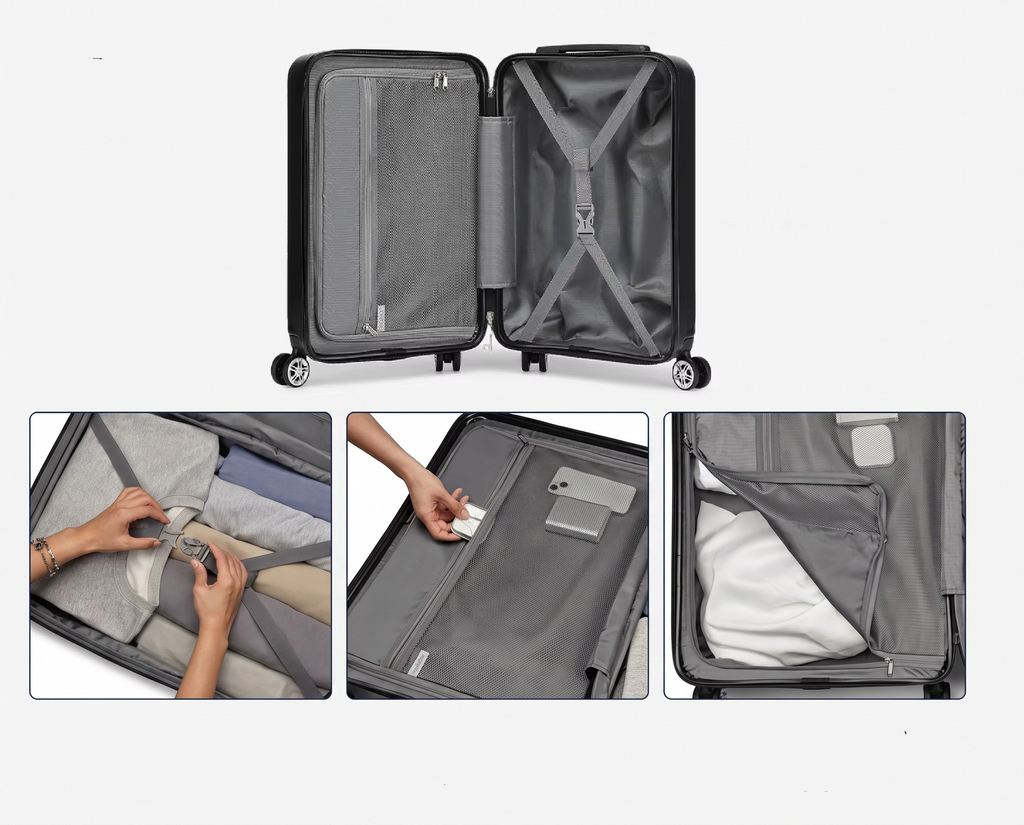Grande valise 75 cm extensible +15 % – serrure TSA